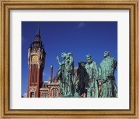 Town Hall and Six Burghers, Calais, France Fine Art Print