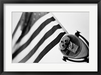 Black and White American Flag Fine Art Print