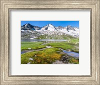 Reichenspitz Mountains and Lake Gerlos Fine Art Print