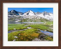 Reichenspitz Mountains and Lake Gerlos Fine Art Print