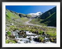 Valley Wildgerlos with Mt Reichenspitze Framed Print