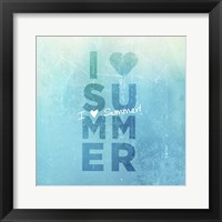 I Heart Summer Fine Art Print