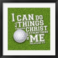 I Can Do All Sports - Golf Fine Art Print