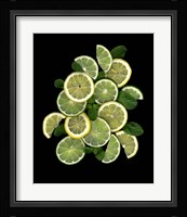 Lemons, Limes & Mint Framed Print