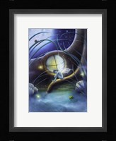 Mr. Frog And The Fireflies Fine Art Print