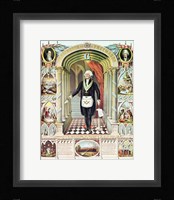 George Washington as a Freemason Framed Print