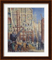 The Construction Site, 1911 Fine Art Print