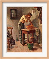 Man Washing Himself, 1886 Fine Art Print
