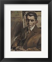 Portrait Of Julius Meier-Graefe, 1914 Fine Art Print