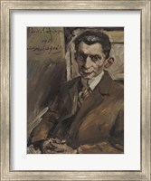 Portrait Of Julius Meier-Graefe, 1914 Fine Art Print