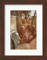 The Young Schwartz Girls Drawing, , 1889 Fine Art Print