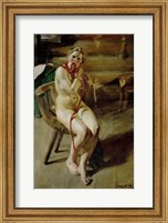Nude Braiding Her Hair, 1907 Fine Art Print