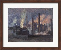 Factories Near Charleroi, 1897 Fine Art Print