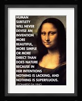 Human Subtlety -Da Vinci Quote Fine Art Print