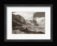 Sepia Cliffs 2 Fine Art Print