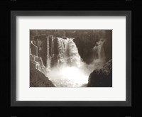 Sepia North Shore Waterfall Fine Art Print