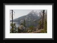Mountain And Lake In Teton Fine Art Print
