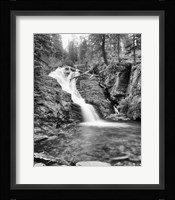 Rushing Waterfall In Gorge Fine Art Print