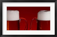 Beer Mugs Closeup Fine Art Print