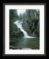 Glacier National Park Waterfall 8 Fine Art Print