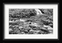 Water Rushing Over Rocks Fine Art Print
