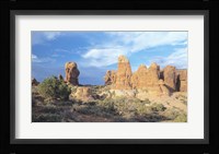 Rocky Landscape Under Blue Sky 10 Fine Art Print