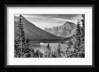 Mountains Through Trees Fine Art Print