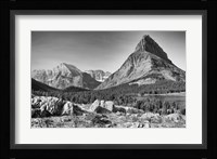 Mountains And Lake Greenery Fine Art Print