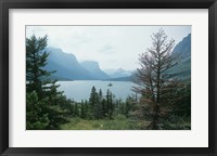 Glacier National Park  Lake 14 Framed Print