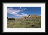 Mountain Landscape Below Clouded Sky Fine Art Print