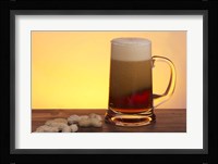 Beer Foaming And Peanuts Fine Art Print