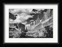 Valley of Rock Under Clouded Sky Fine Art Print