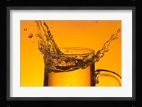 Glass Mug On Bar Splashing I Fine Art Print