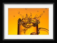 Glass Mug On Bar Splashing II Fine Art Print