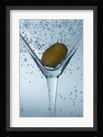 Olive In Martini Glass I Framed Print