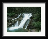 Glacier National Park Waterfall 7 Fine Art Print
