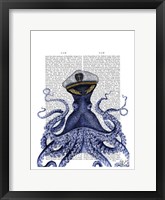 Captain Octopus Framed Print