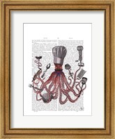 Octopus Fabulous French Chef Fine Art Print