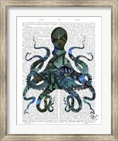 Fishy Blue Octopus Fine Art Print