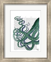 Octopus Tentacles Green and Blue Fine Art Print