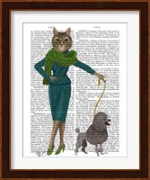 Cat and Poodle Fine Art Print