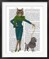 Cat and Poodle Fine Art Print