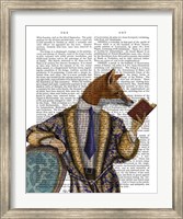 Book Reader Fox Fine Art Print