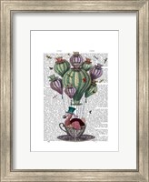 Dodo in Teacup with Dragonflies Fine Art Print
