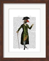 Goose in Green Regency Coat Fine Art Print