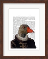 Elizabethan Goose in a Ruff Fine Art Print