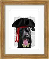 Black Labrador Pirate Fine Art Print