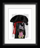 Black Labrador Pirate Fine Art Print