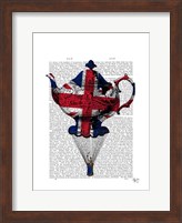 Union Jack Flying Teapot Fine Art Print