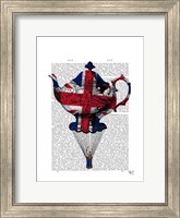 Union Jack Flying Teapot Fine Art Print